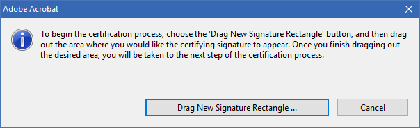 Drag New Signature